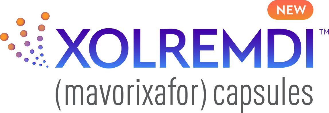 XOLREMDI (mavorixafor) capsules new approval logo